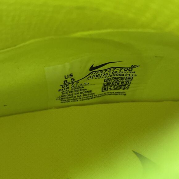 Nike Zoom Mercurial Superfly 10 Elite SG Men Size 8.5 Volt Cleats HJ3717-700 main image 4